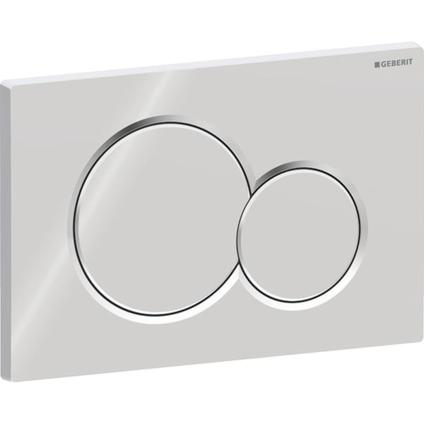 Geberit Sigma01 Betätigungsplatte hochglanz-verchromt für 2-Mengen-Spülung