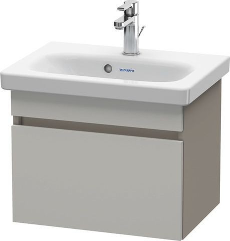 Duravit DuraStyle Waschtischunterbau wandhängend Betongrau & Basalt Matt 500x368x398 mm - DS63030074
