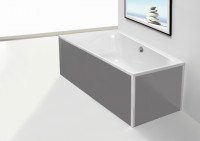 Hoesch Glasverkleidung Hoesch Glasverkleidung silber f. Vorwand