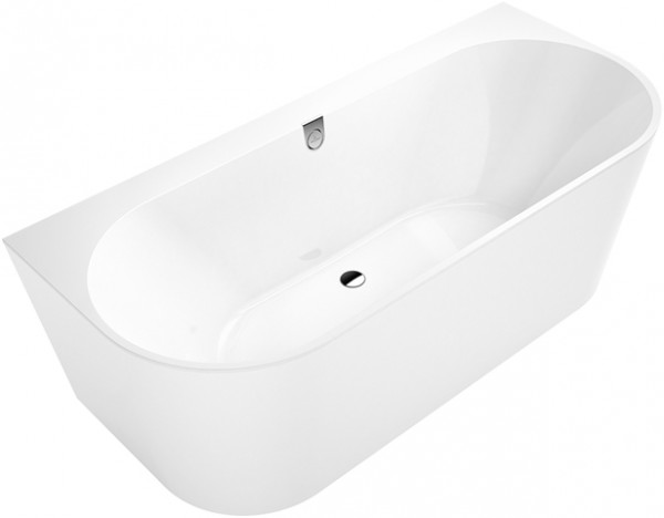 Villeroy & Boch Badewanne Oberon 2.0 1800x800mm Rückwand-BW inkl. Schürze in Wannenfarbe weiß alpin,