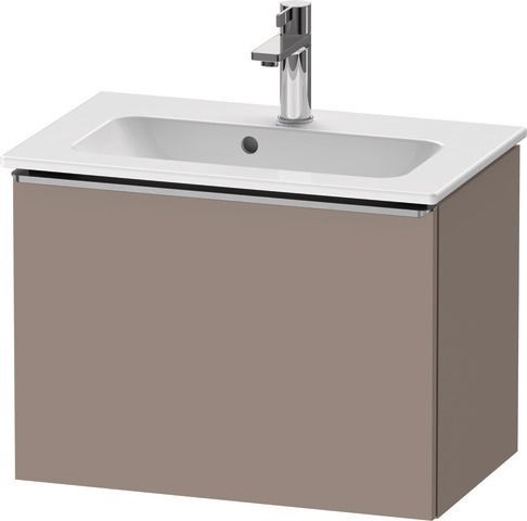 Duravit D-Neo Waschtischunterbau wandhängend Basalt Matt 610x372x440 mm - DE4268070430000