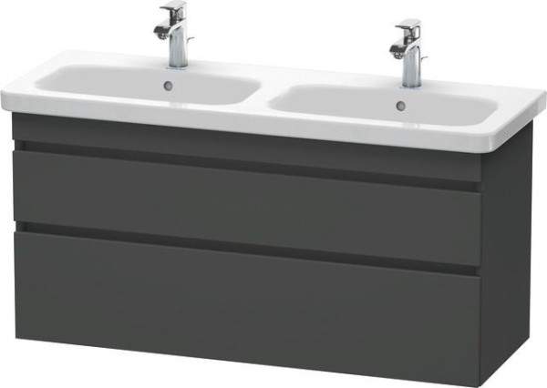 Duravit DuraStyle Waschtischunterbau wandhängend Graphit Matt 1230x448x610 mm - DS649804949
