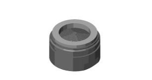 Dornbracht Luftsprudler Ersatzteile 90230111800 M24x1-AG Platin gebürstet