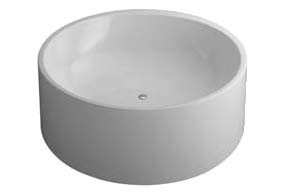 VitrA Istanbul Badewanne zylindrisch 160 cm Duo Soft Beleuchtung Weiß Hochglanz,52990017000