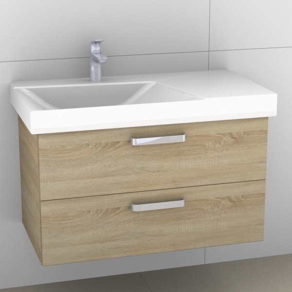 Artiqua 413 Waschtischunterschrank für Xeno 2 500533, 500534 (ehem. 127190, 127193) Castello Eiche q