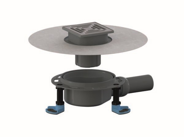 Dallmer Bodenablauf DallDrain Select, DN 50, 120 x 120 mm, 517036