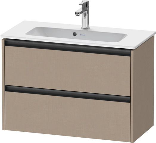Duravit Ketho.2 Waschtischunterbau wandhängend Leinen Matt 810x390x549 mm - K25256075750000