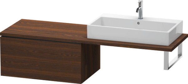 Duravit L-Cube Unterschrank für Konsole Nussbaum gebürstet Matt 820x547x400 mm - LC583906969