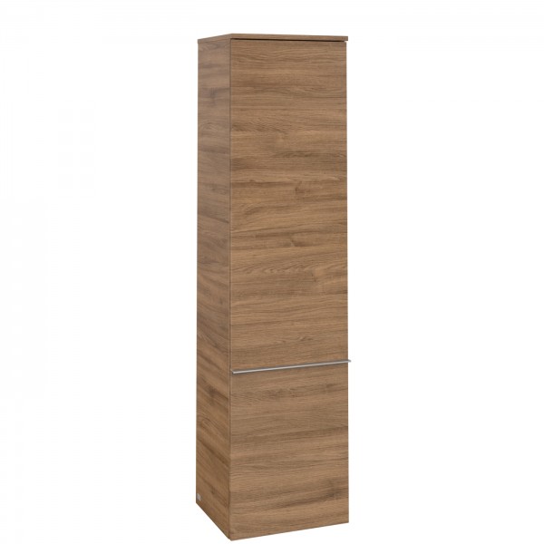 Villeroy & Boch Venticello Hochschrank, 1 Tür, 404 x 1546 x 347 mm, Kansas Oak / Kansas Oak