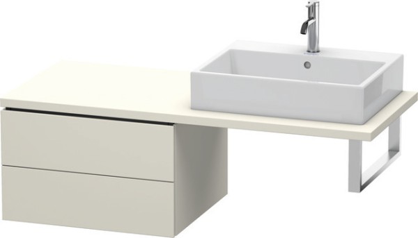Duravit L-Cube Unterschrank für Konsole Taupe Matt 620x547x400 mm - LC583809191