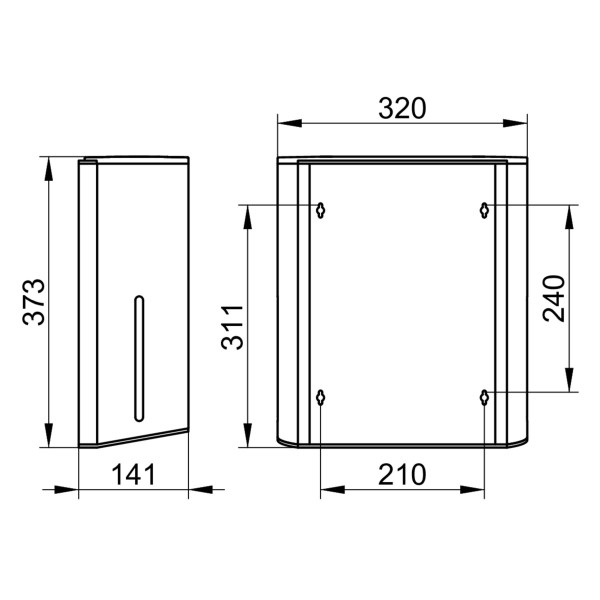 Keuco Papiertuchspender Plan 14985,