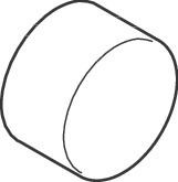 Hansgrohe Abdeckung Axor Starck Wandanschluss chrom, 97549000