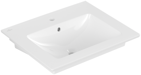 Villeroy & Boch Waschtisch Venticello, 41246001, B: 600, T: 500mm, Weiß Alpin
