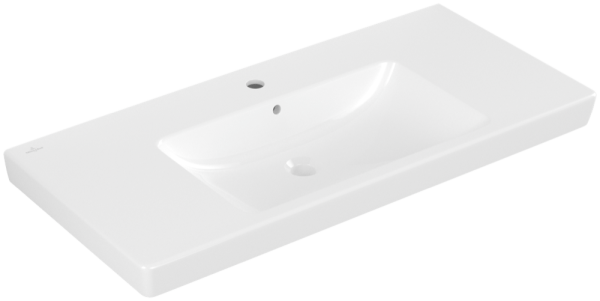 Villeroy & Boch Schrankwaschtisch Subway 2.0 7175 1000x470mm, 3 Hahnlöcher, mit Überlauf, geschliffe