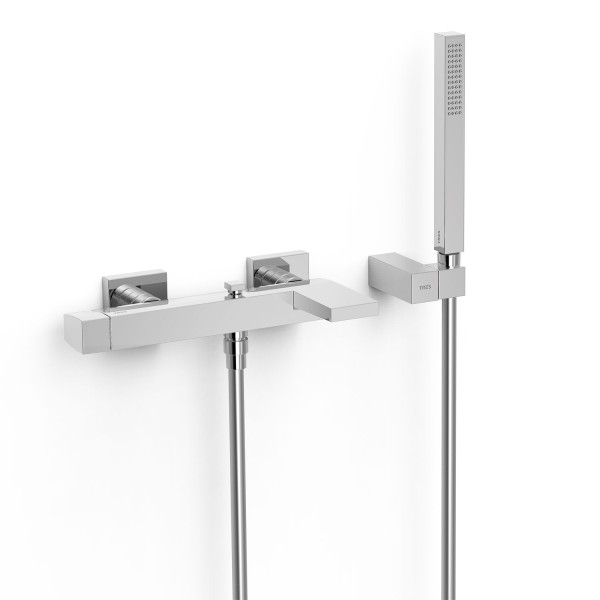 Tres Einhebel Wannenmischer Anti Kalk Messing Handbrause , 20217001