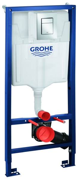 GROHE 3-in-1 Set für WC Rapid SL 39501 BH1,13m Skate CS Betät. chrom/Wandwinkel, 39501000