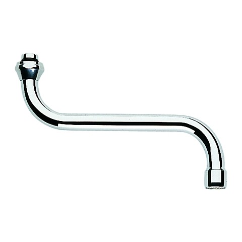 Grohe S-Auslauf 13084 Ausladung 200mm für Küchen-Wandbatterien DN15 chrom, 13084000