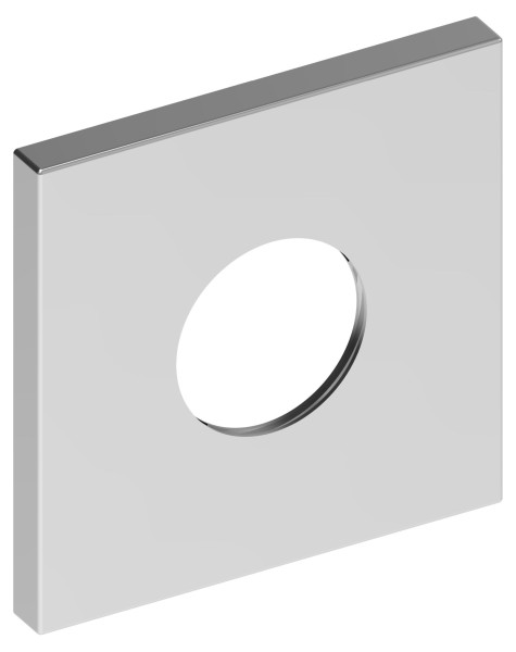 Keuco Wandrosette IXMO 59553, THM eckig, 105x105 mm, verchromt, 59553010092