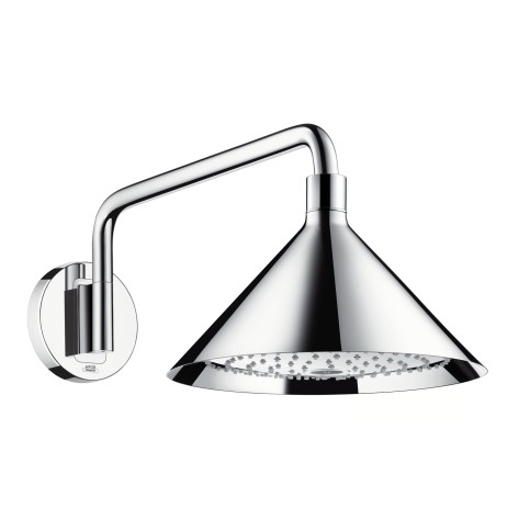 Hansgrohe Kopfbrause Axor Front mit Brausearm chrom , 26021000