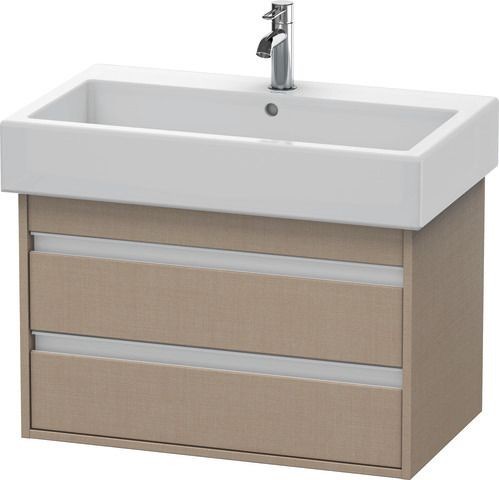 Duravit Ketho Waschtischunterbau wandhängend Leinen Matt 750x440x480 mm - KT663707575