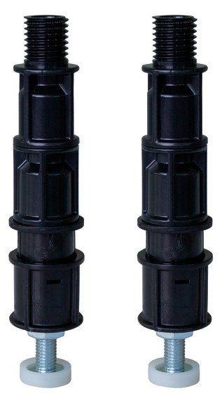 Bette Unterstützungsfuß-Set BetteAir, 230x105x80 mm, Kunststoff, Metall, Epoxid-Kleber, B57-0406 B57-0406