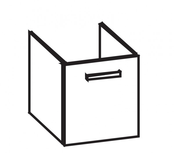 Artiqua 413 Waschtischunterschrank für Icon 124050, 124150, Castello Eiche quer NB, 413-WUT-K06-R-71