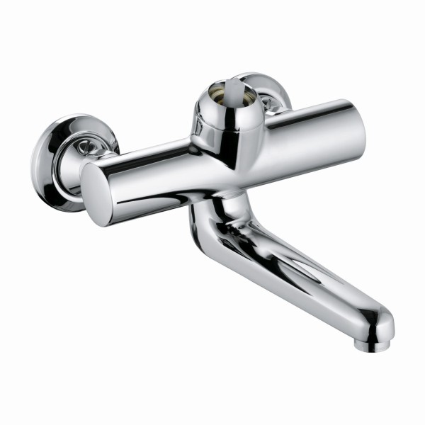 Kludi Wandarmatur-Einhebelmischer DN 15 Provita absp. S-Anschlüsse, Auslauf 180mm, chr.