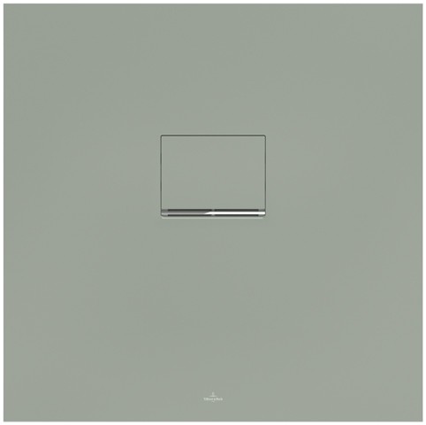 Villeroy & Boch DW Squaro Infinity 800x800x40mm quadr Flächenbündiger Einbau AR Morning Green