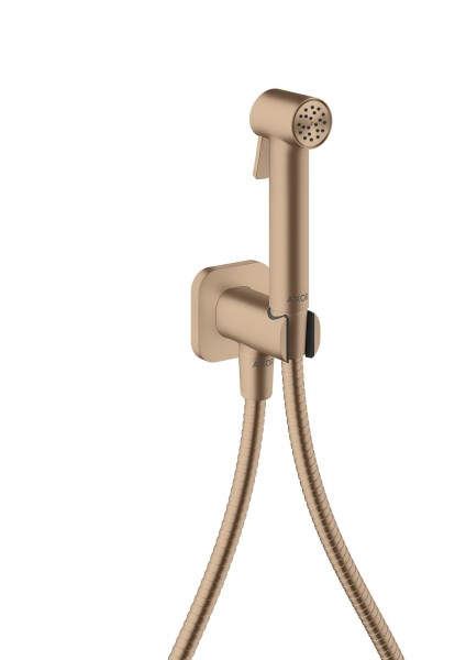 Hansgrohe Bidette Handbr. Axor Bidette Showers Kaltwasser softsq. m.Schlauch 1250mm brushed red gol