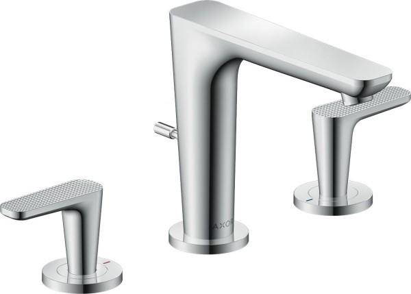 Hansgrohe 3-Loch WTA 125 Axor Citterio C mit Zugstangen Cubic cut chrom, 49061000