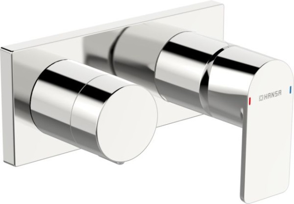 Hansa Wannenarmatur Unterputz HANSASTELA 4457 Ros. eckig chr