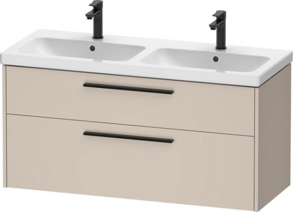 Duravit D-Code Waschtischunterschrank wandhängend Schubk. 2, für Doppelwaschtisch