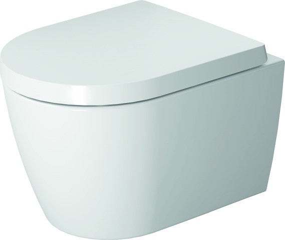 Duravit ME by Starck Wand WC Weiß Hochglanz / Weiß Seidenmatt 480 mm - 2530092600