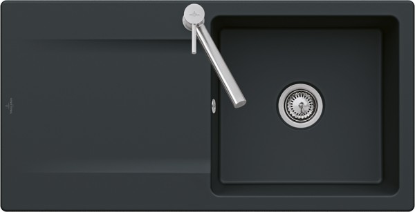 Villeroy & Boch Einbauspüle Siluet 60 1000x510mm Ablgarn. aus TitanCeram, 333601AM