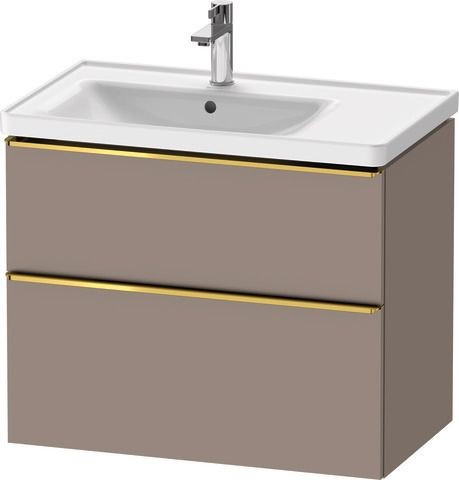 Duravit D-Neo Waschtischunterbau wandhängend Basalt Matt 784x452x625 mm - DE4357034430000