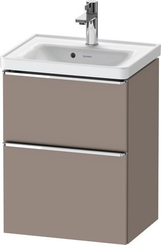 Duravit D-Neo Waschtischunterbau wandhängend Basalt Matt 484x372x625 mm - DE4350010430000