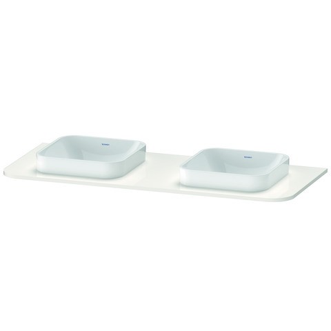 Duravit Happy D.2 Plus Konsole Weiß Hochglanz 1300x550x16 mm - HP032KB2222