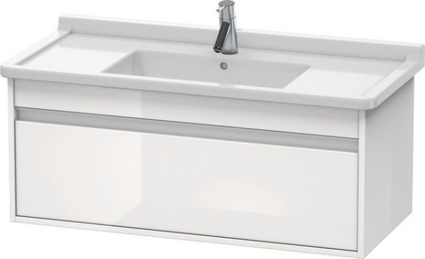 Duravit Ketho Waschtischunterbau wandhängend Weiß Hochglanz 1000x455x410 mm - KT666502222