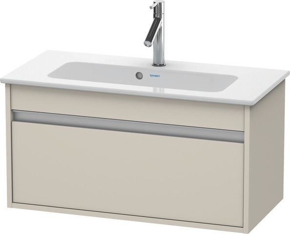 Duravit Ketho Waschtischunterbau wandhängend Taupe Matt 800x385x410 mm - KT642309191