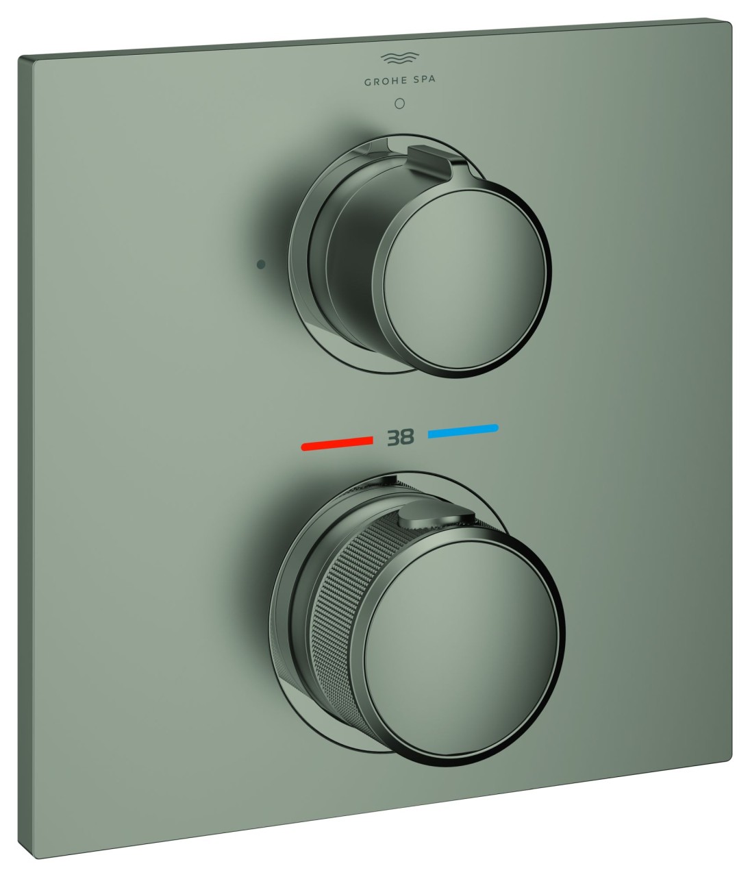 GROHE Thermostat Allure 19380_2 1 ASV für Rapido SmartBox satin steel, 19380MS2 19380MS2