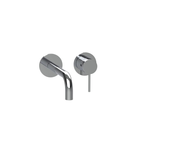 Herzbach MODUL7 Waschtisch-Wandbatterie Farbset 210mm Chrom, 70.702102.1.01