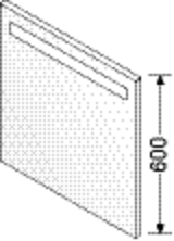 Burgbad Leuchtspiegel Sys30 PG1 Aqua 600x500x26 Sys30 PG1 Aqua, SIGP050320