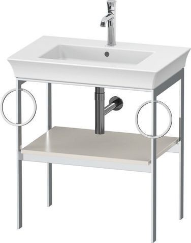 Duravit White Tulip Metallkonsole 684x450x760 mm - WT4546B3939