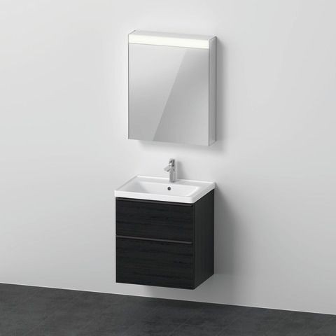 Duravit D-Neo Möbelwaschtisch mit Waschtischunterbau und Spiegelschrank 600x480x2000 mm - DE0145L161