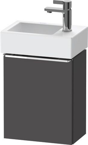 Duravit D-Neo Waschtischunterbau wandhängend Graphit Matt 364x222x440 mm - DE4218R10490000