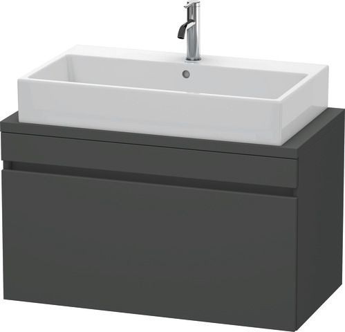 Duravit DuraStyle Konsolenwaschtischunterbau wandhängend Graphit Matt 900x478x512 mm - DS530304949