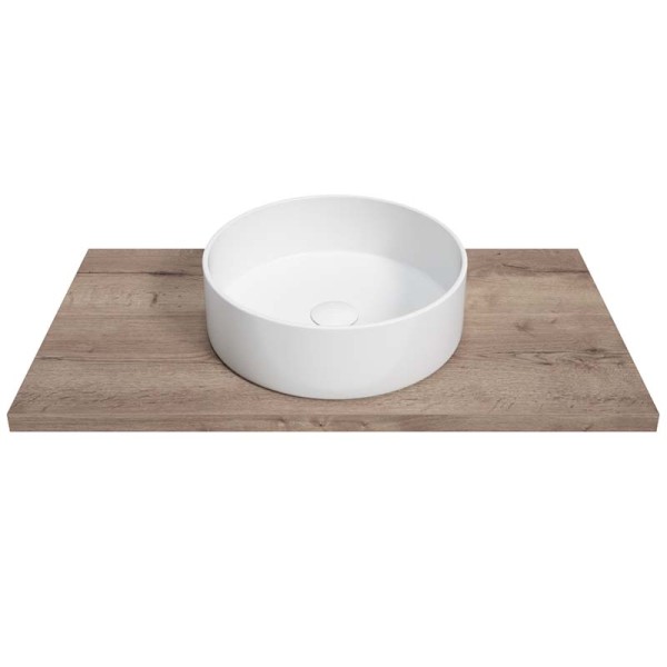 Neuesbad Keramik Aufsatzwaschtisch BOLIA 41 cm, weiss glänzend