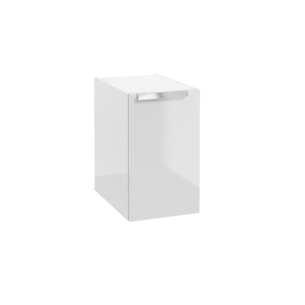 Neuesbad Serie 40 Unterschrank mit 1 Tür, B:300,H:500,T:450mm, Korpus/Front: weiss hochglanz lackier