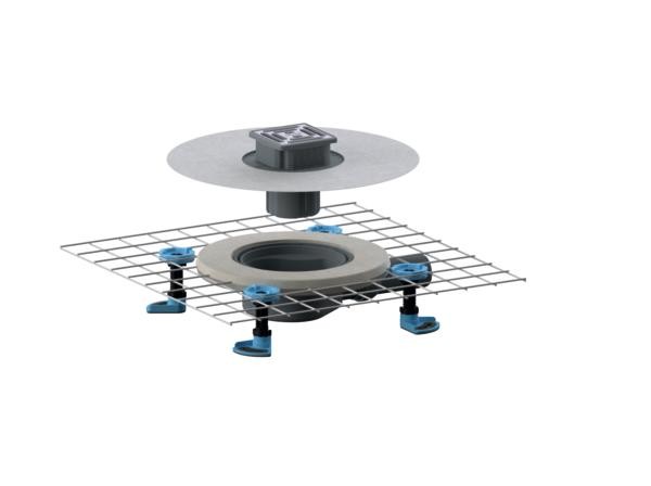 Dallmer Bodenablauf CeraDrain Select, DN 50, 100 x 100 mm, 518354