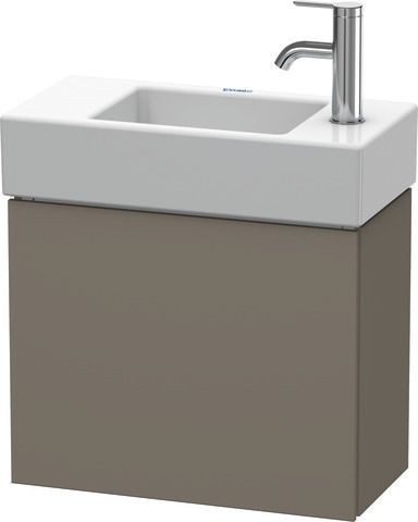 Duravit L-Cube Waschtischunterbau wandhängend Flanell Grau Seidenmatt 480x240x400 mm - LC6246R9090